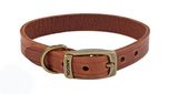 Bisley heritage leather dog collar 35-43cm Thumbnail