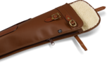 Leather shotgun slip - with flap and zip Thumbnail
